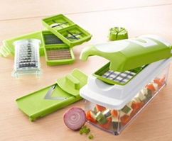 nicer dicer plus 多功能切菜器 沙拉機 廚房用品 12件套合一價格 廠家 圖片